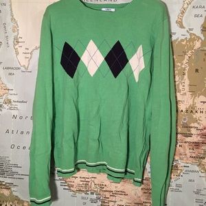 Izod Extra Large Lime Green Sweater